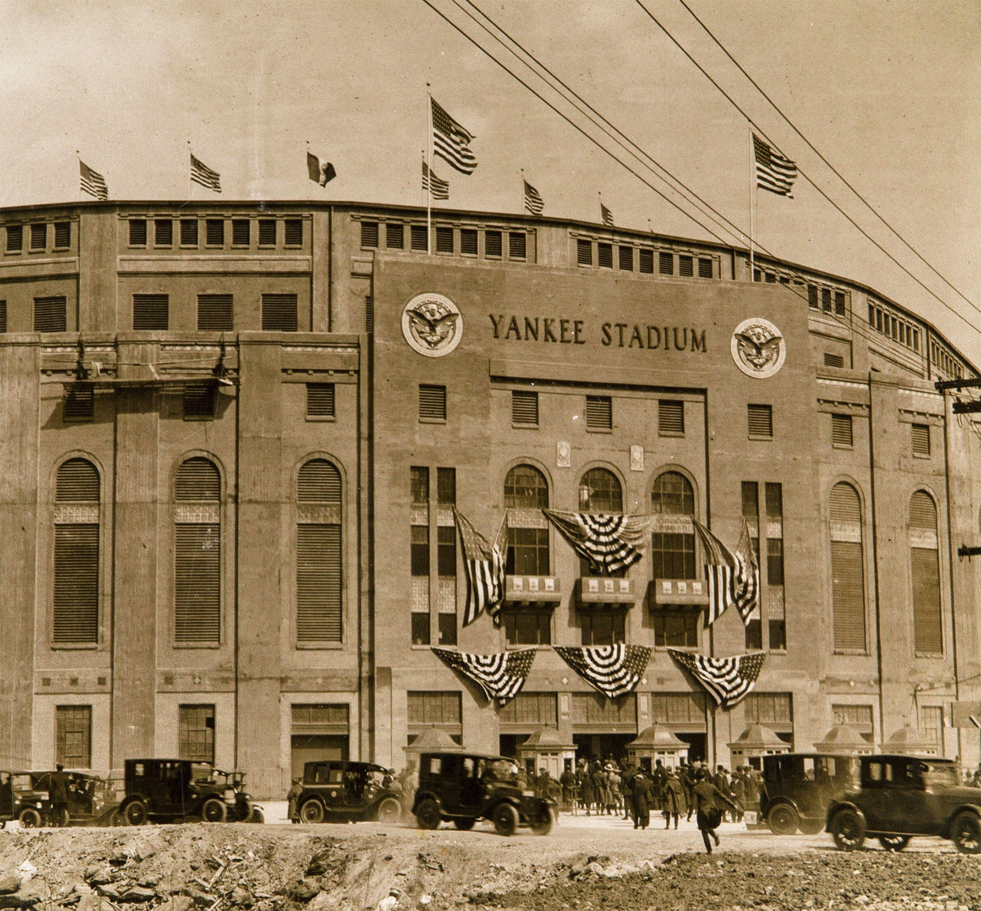 1923 Yankee Stadium Terra-Cotta Figural Entrance