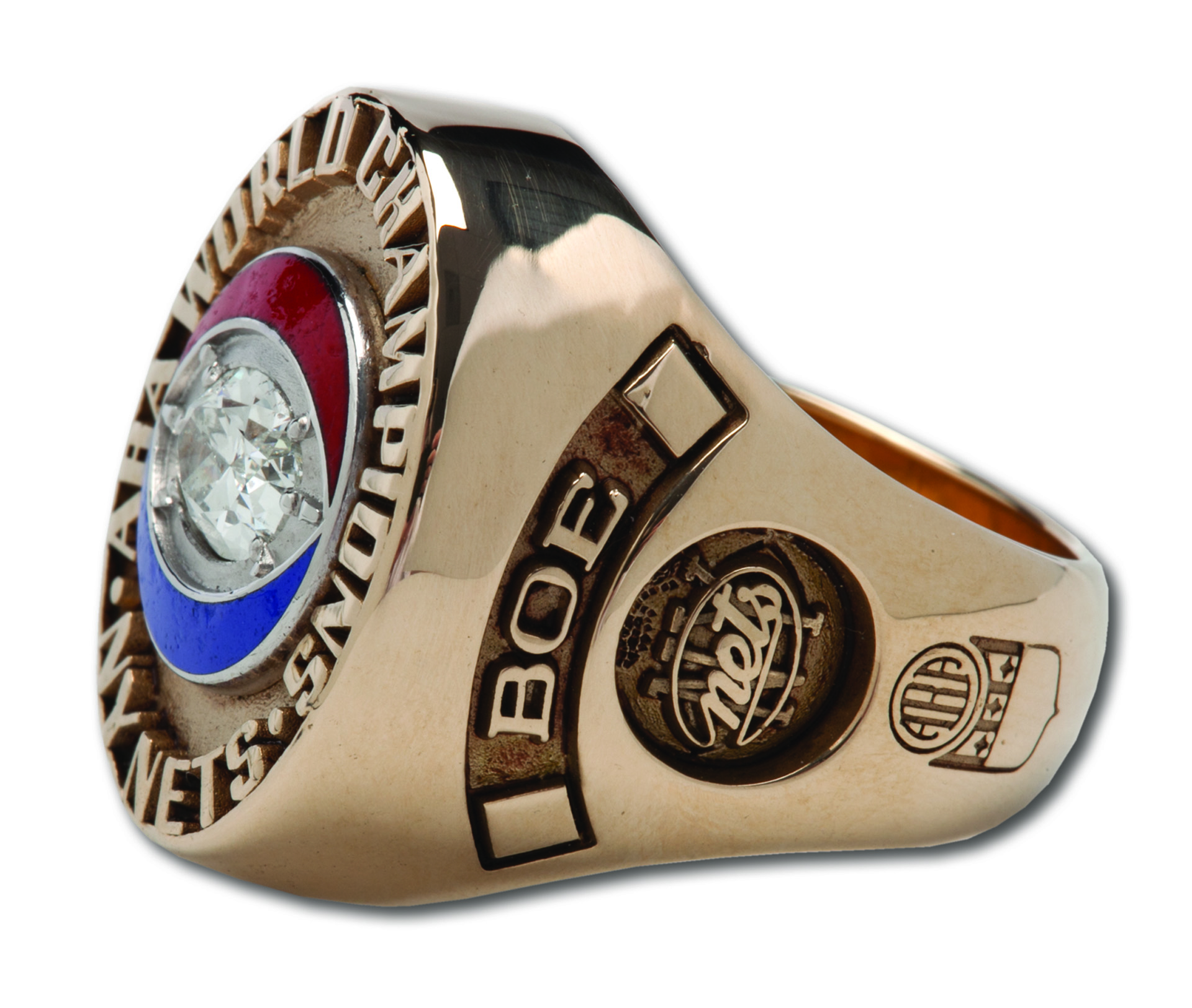 1974 New York Nets ABA Championship Ring Presented to Team Owner Roy Boe