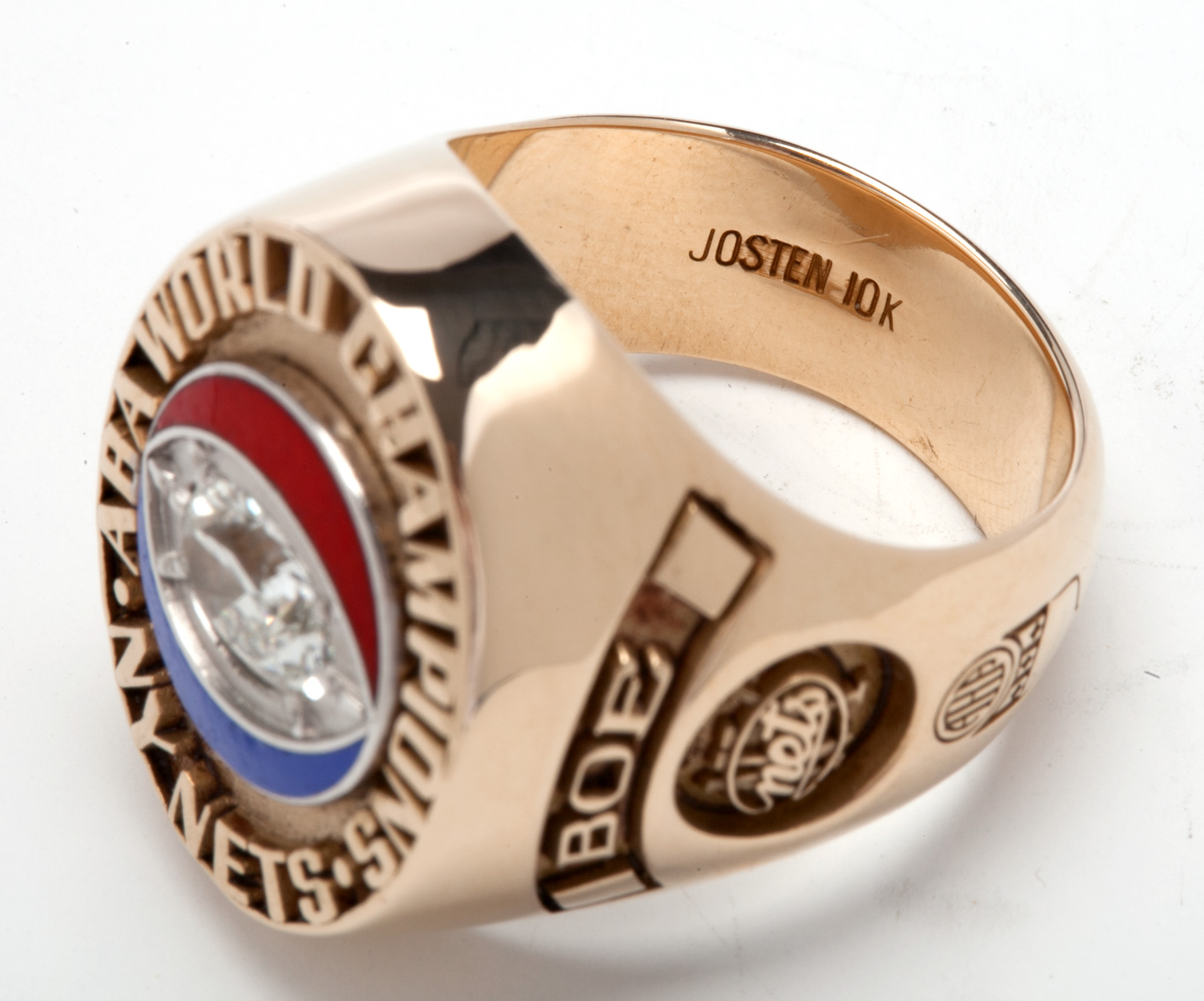 1974 New York Nets ABA Championship Ring Presented to Team ...