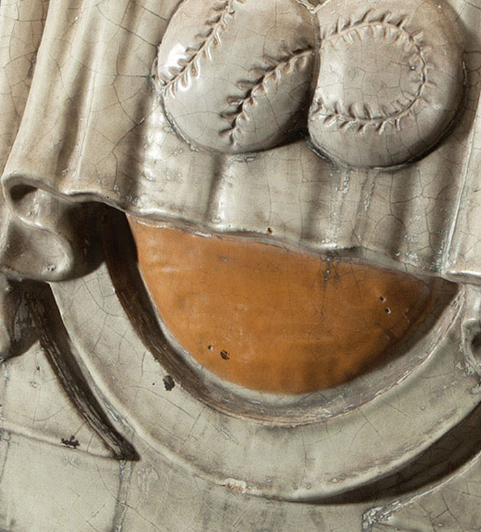 1923 Original Yankee Stadium Ornamental Terra-Cotta Figural Piece From Main Entrance Façade