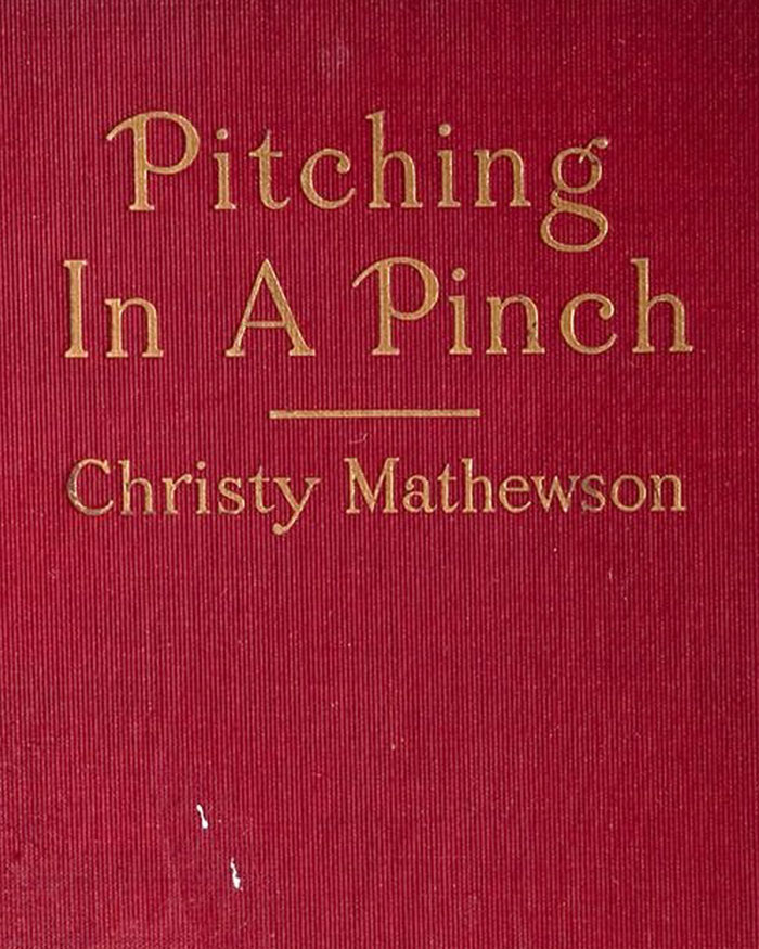 Christy Mathewson Autographed First Edition Copy of His Book "Pitching In a Pinch" Dated June 3, 1912 (PSA/DNA MINT 9)