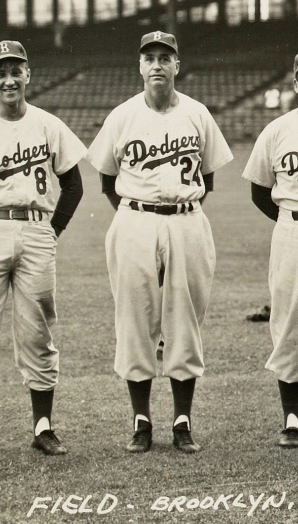 Walter Alston’s Personal 1954 Brooklyn Dodgers Team Panoramic Photograph